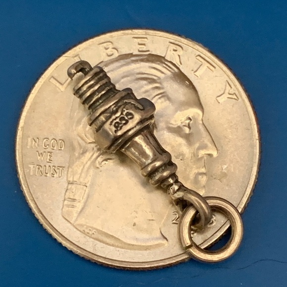 .925 Spark Plug Sterling Silver Jewelry Charm #car #mechanic #truck - Picture 3 of 4